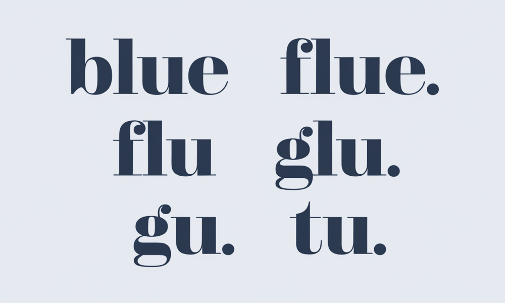 5 Letter Words Ending in U