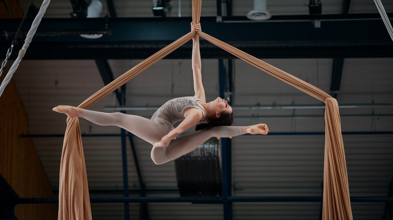 aerial fabric dance