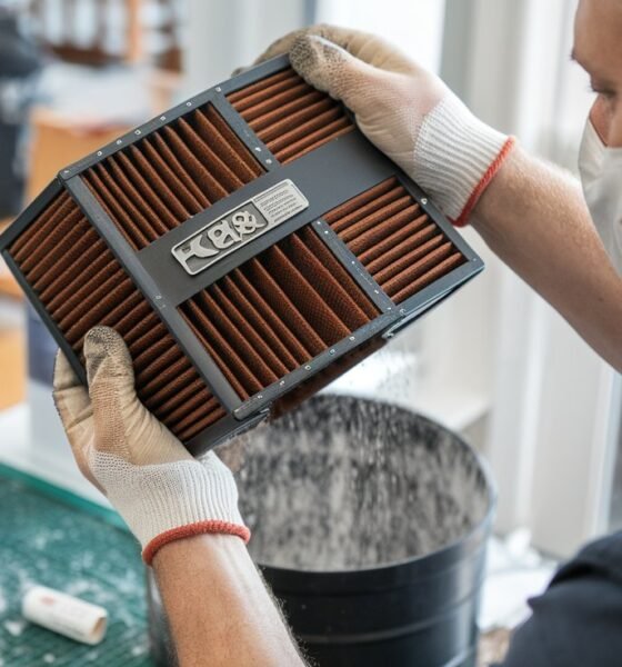 how to clean K&N air filter